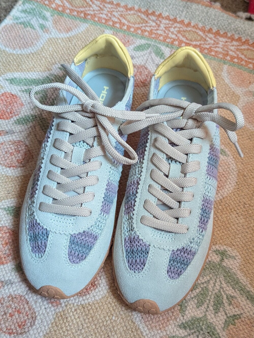 Hoff Bridge Woven Sneaker Size 41/9.5 In Light Blue Colorway NWOT